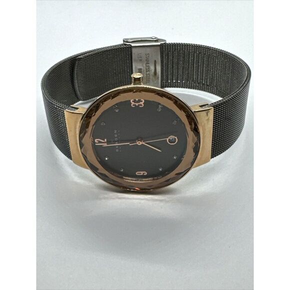 Skagen SKW2120 Women's Gray Stainless Steel Mesh Analog Dial Quartz Watch JNA907 - Picture 5 of 11